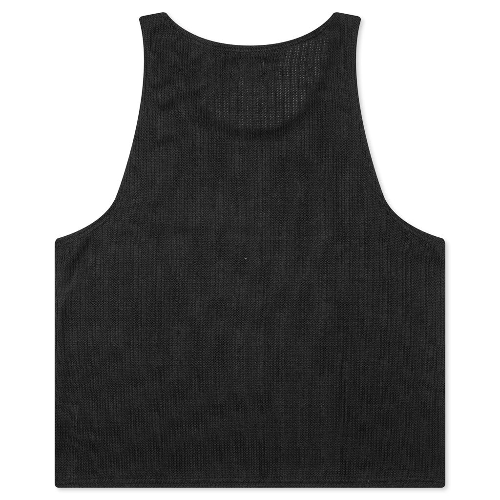 B Summer Knit Tank Top Black