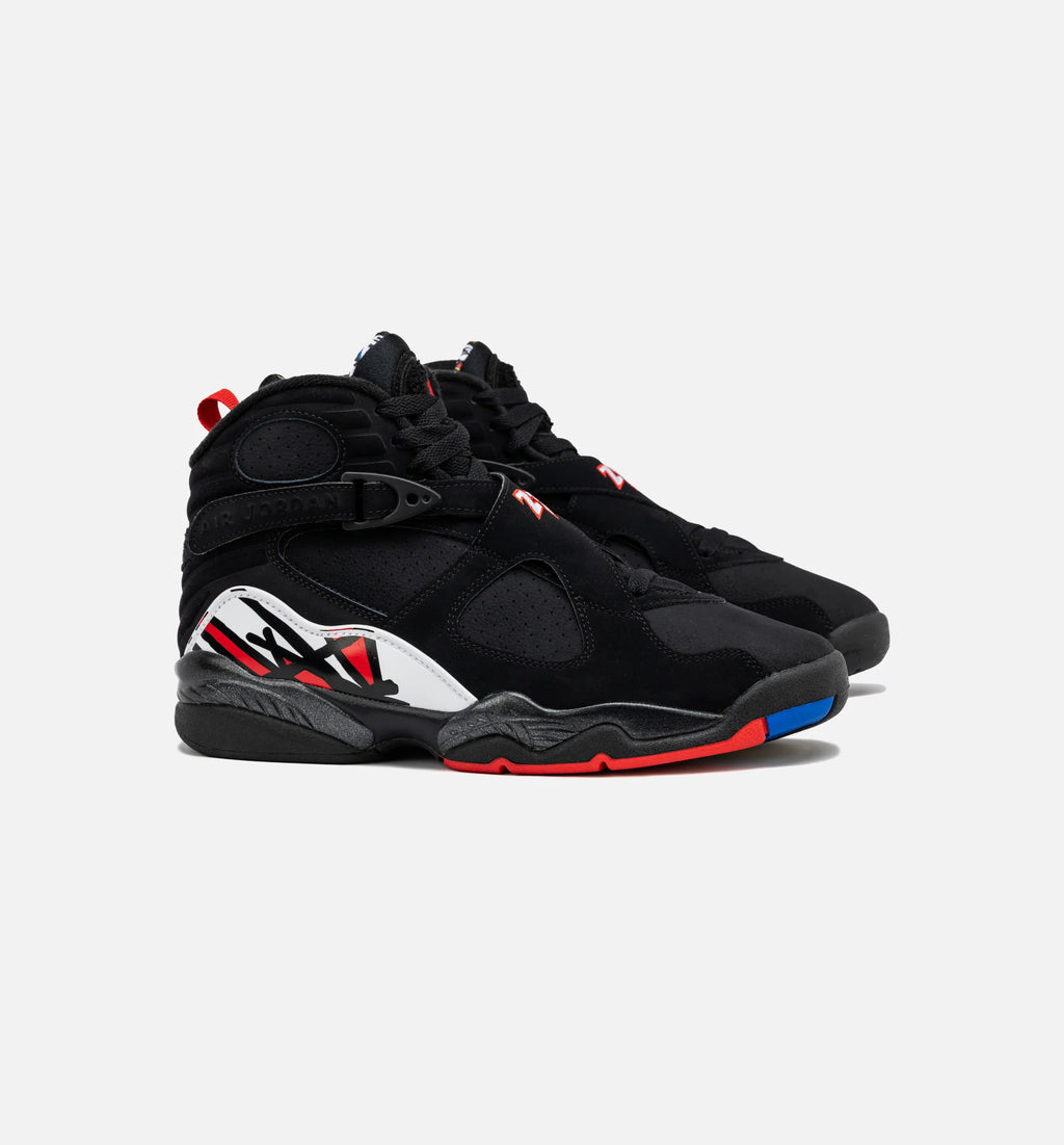 Air Jordan 8 Retro Playoffs Mens Lifestyle Shoe Black