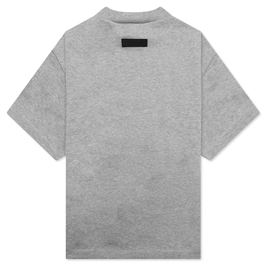 Kids Heavy Jersey S S Tee Dark Heather Oatmeal