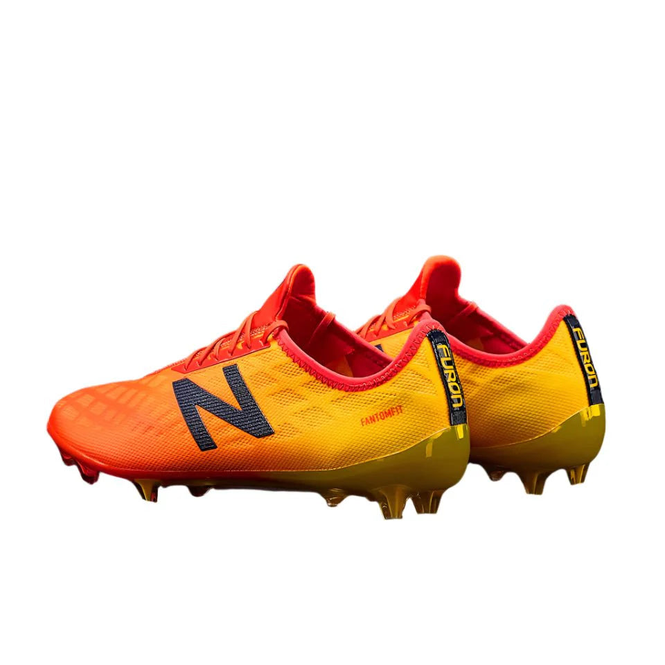 New Balance Furon 40 Pro FG Firm Ground Soccer Cleats Flame Azteca Gold