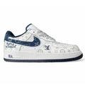 Louis Vuitton x Nike Air Force 1 07 Low White Blue