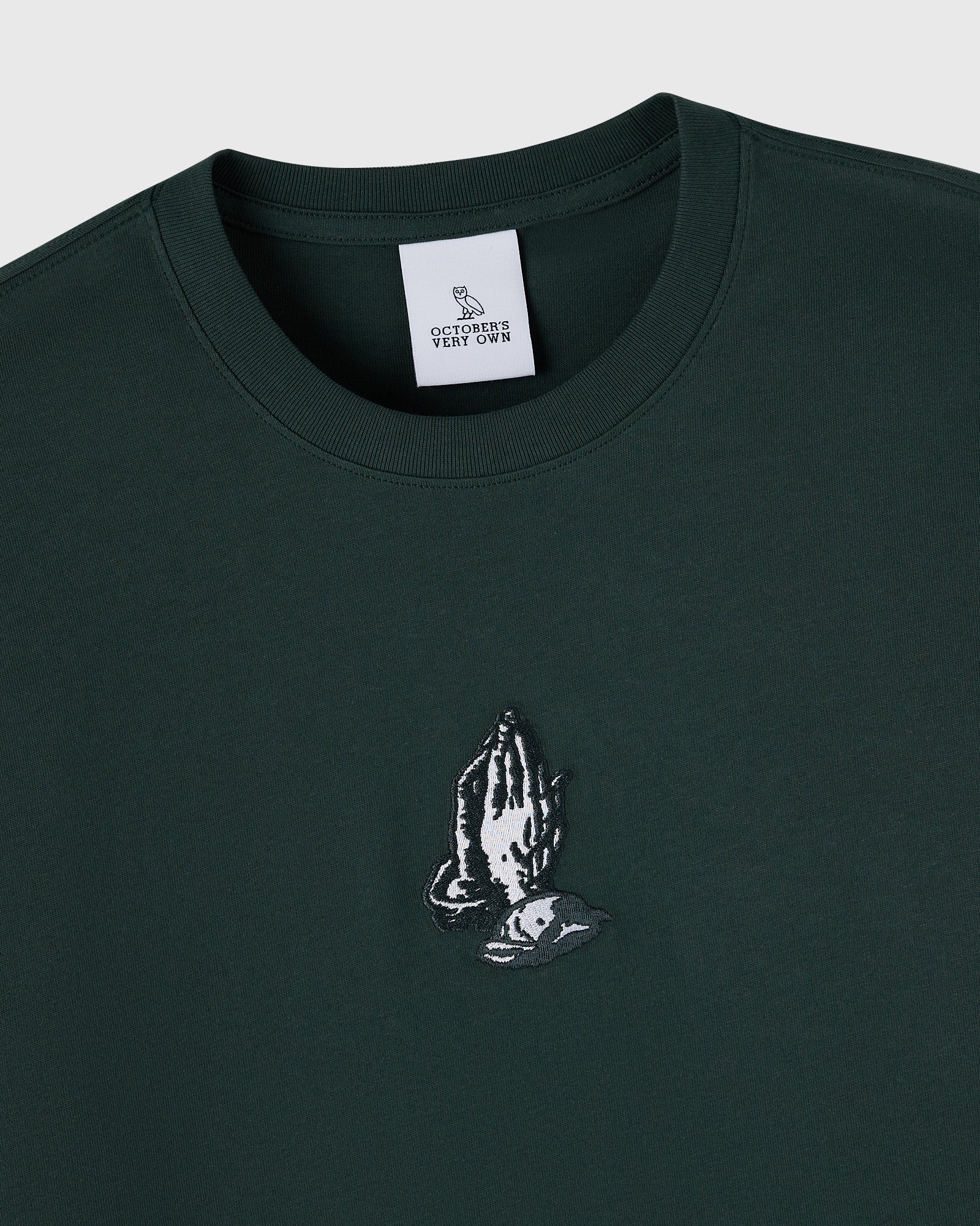 6 God Long Sleeve Tee Midnight Green