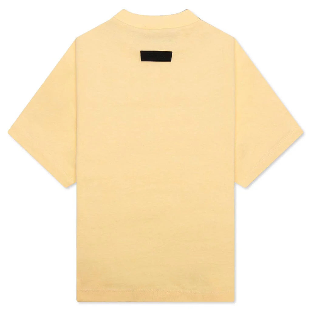 Kids Heavy Jersey S S Tee Garden Yellow