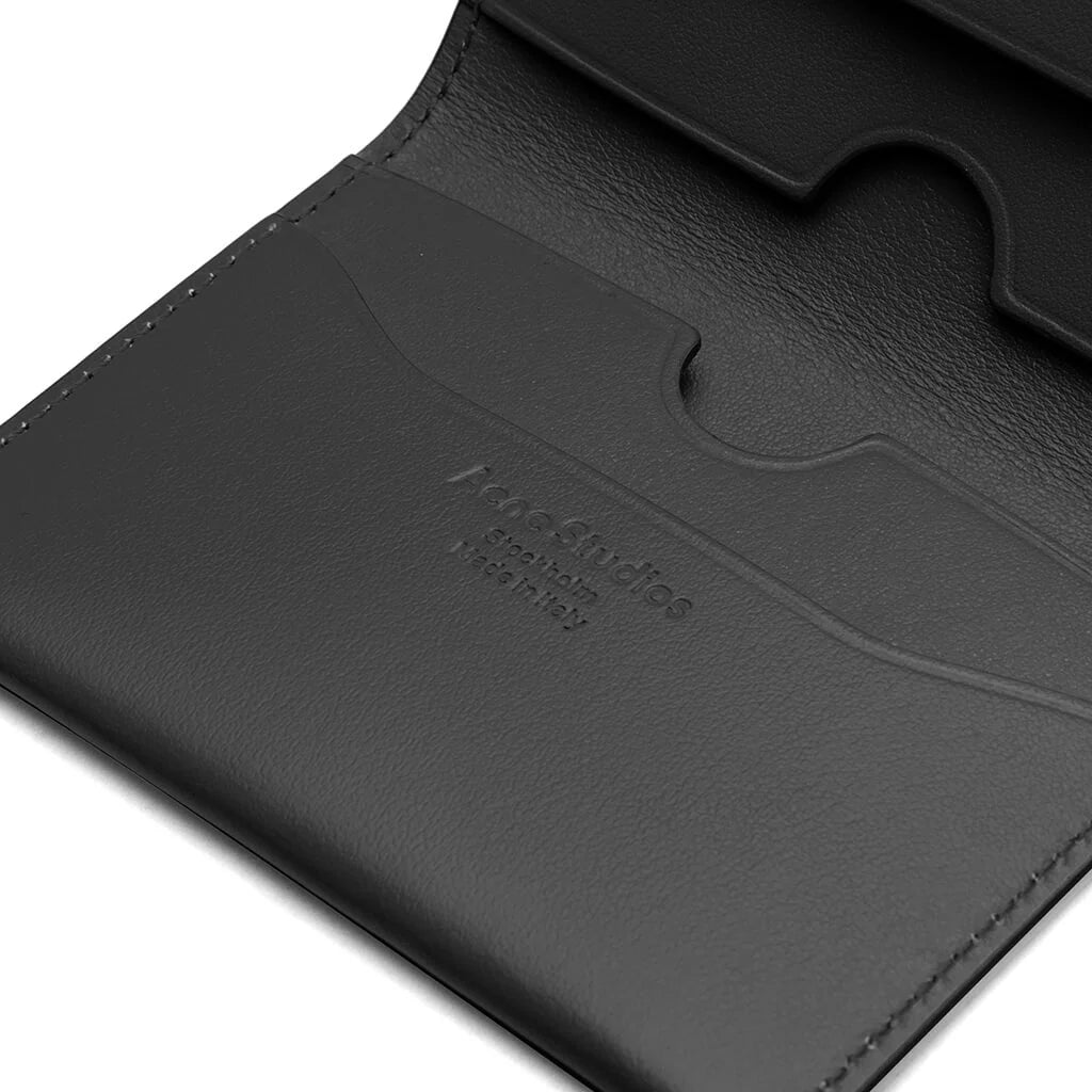 Folded Card Holder Black