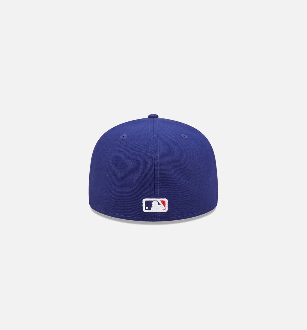 Los Angeles Dodgers Comic Cloud 59FIFTY Fitted Cap Mens Hat Blue