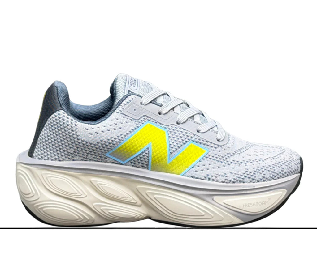 FRESH FOAM X 1080 GRAY AND YELLOW