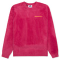 Fuzz L S Knit Carmine