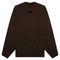 Essentials L S Tee Heather Wood