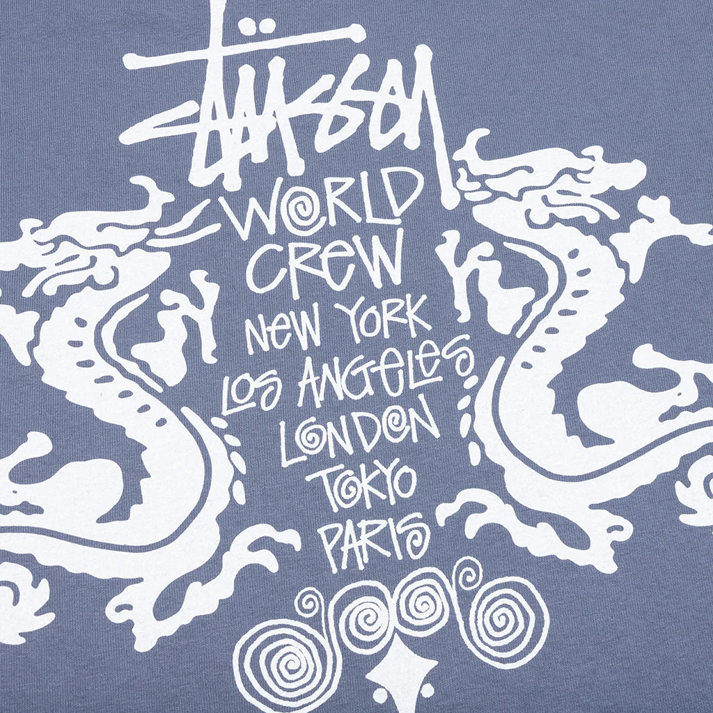 Double Dragon Pigment Dyed Tee Navy