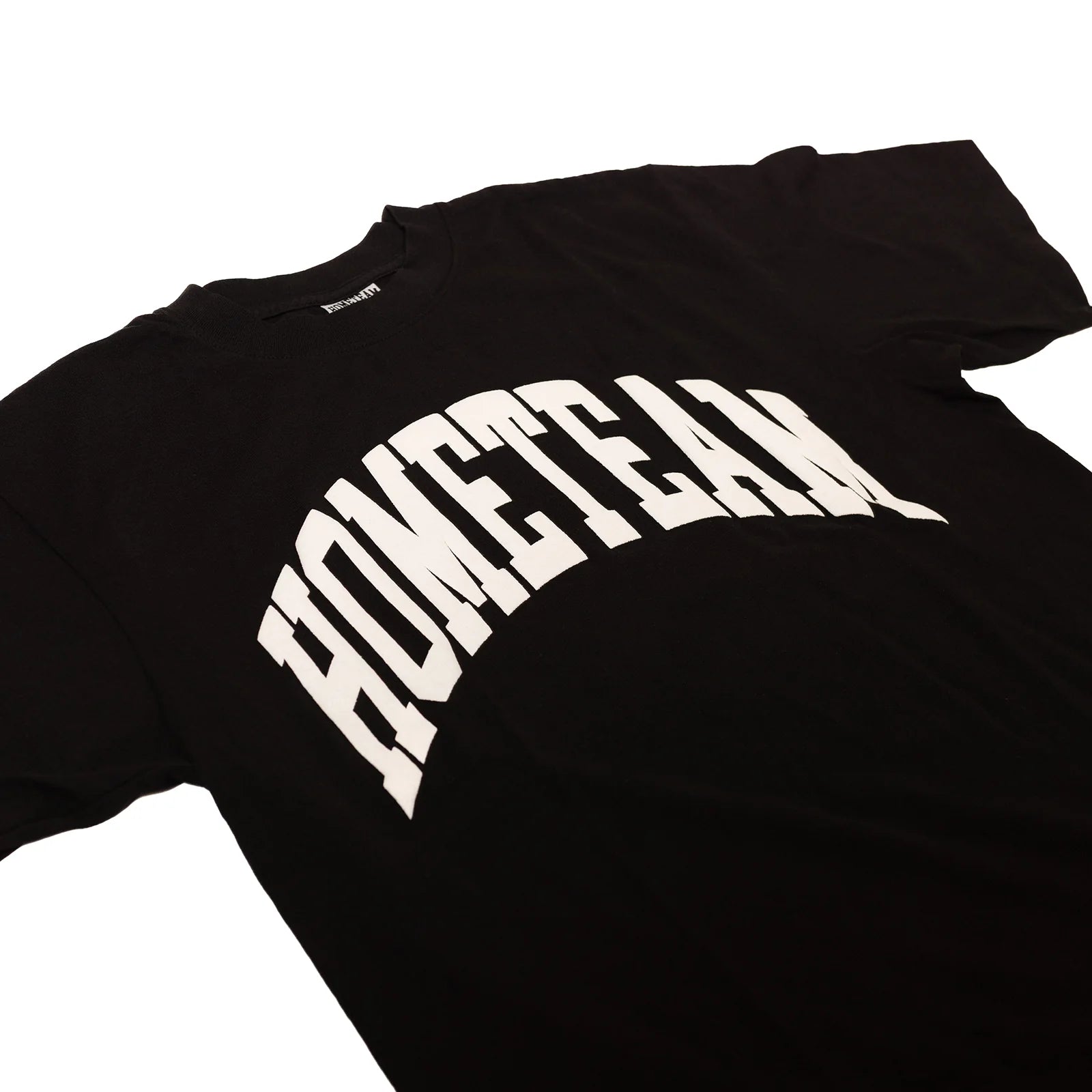 HOMETEAM Puff Print Logo Tee Black and White