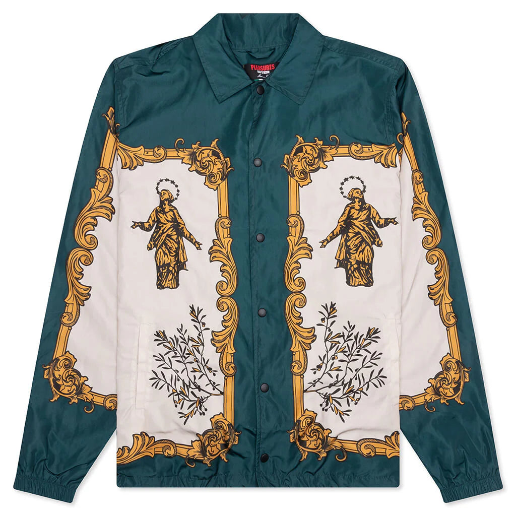 Lorenzo Coach Jacket Dark Green
