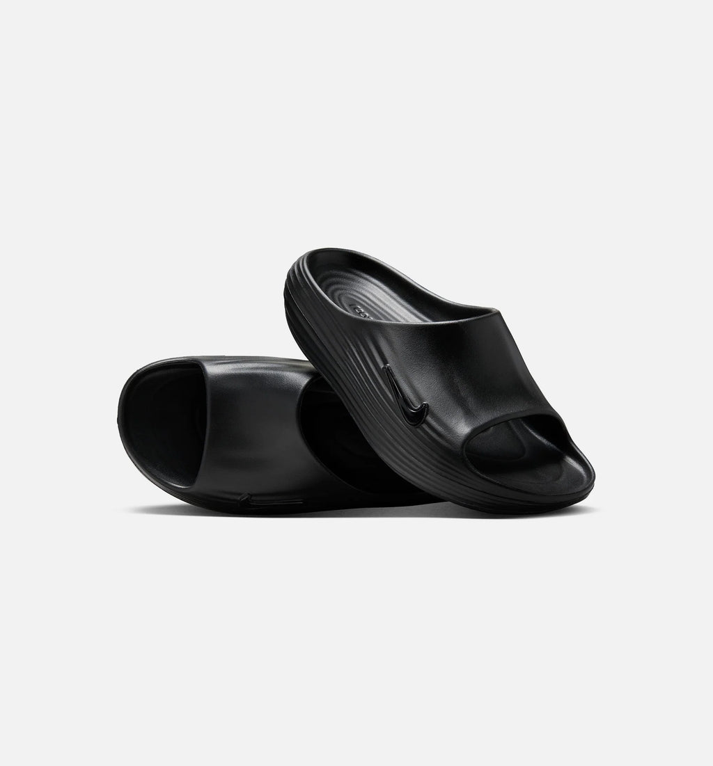 ReactX Rejuven8 Mens Slide Black Black Black