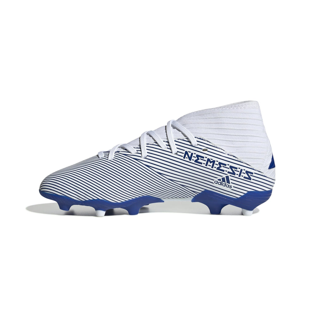 adidas Nemeziz 193 FG Firm Ground Youth Soccer Cleats White Royal