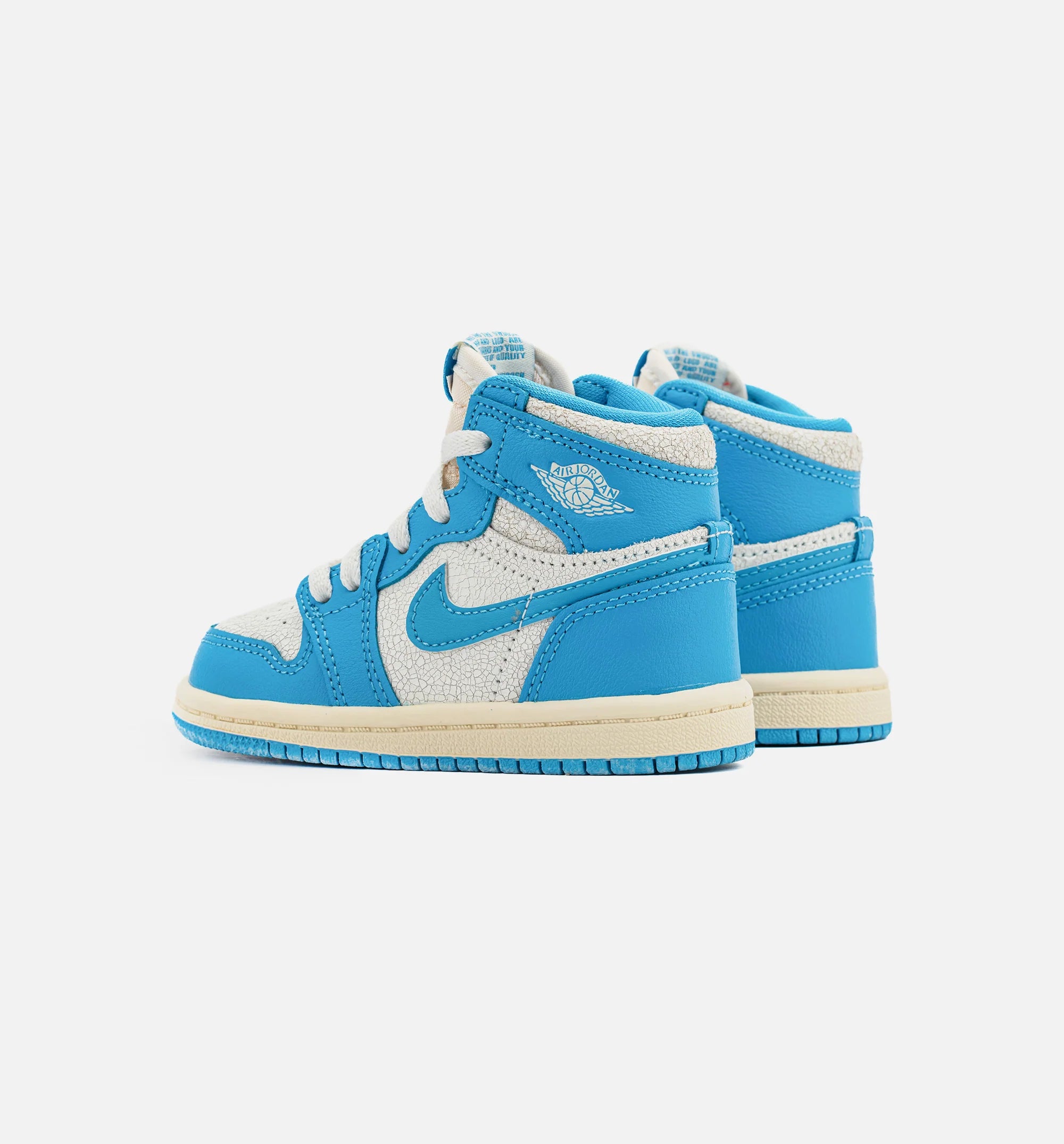 Air Jordan 1 Retro High OG UNC Reimagined Infant Toddler Shoe Dark Powder Blue Sail