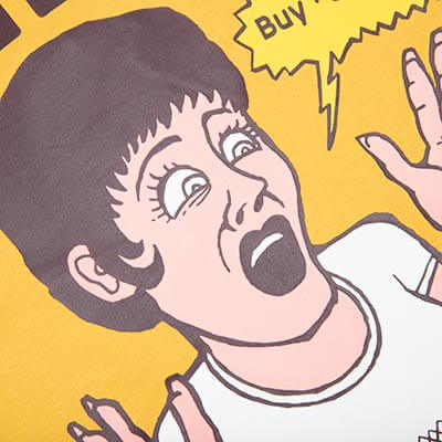 Records And Tapes L S Tee Mustard