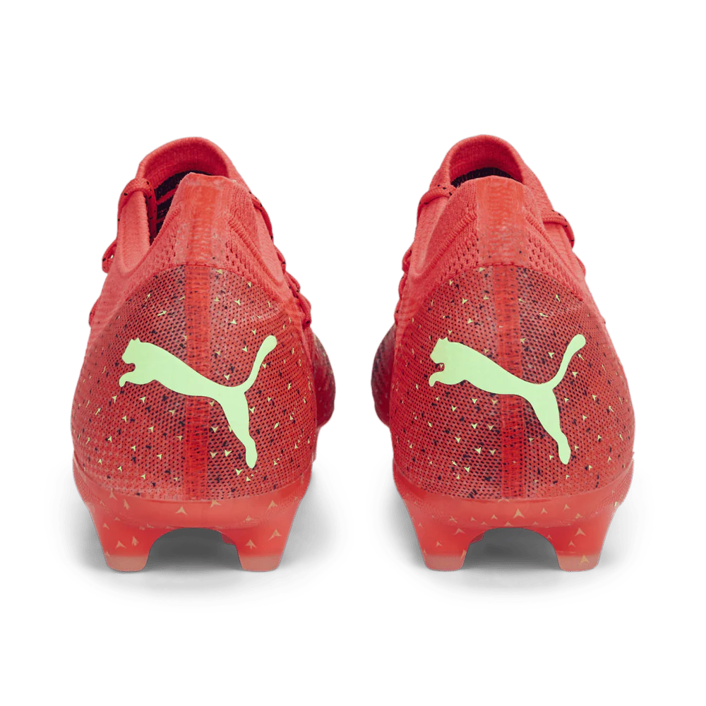 PUMA Future Z 14 FG AG Multi Ground Soccer Cleats Fiery Coral Black Salmon