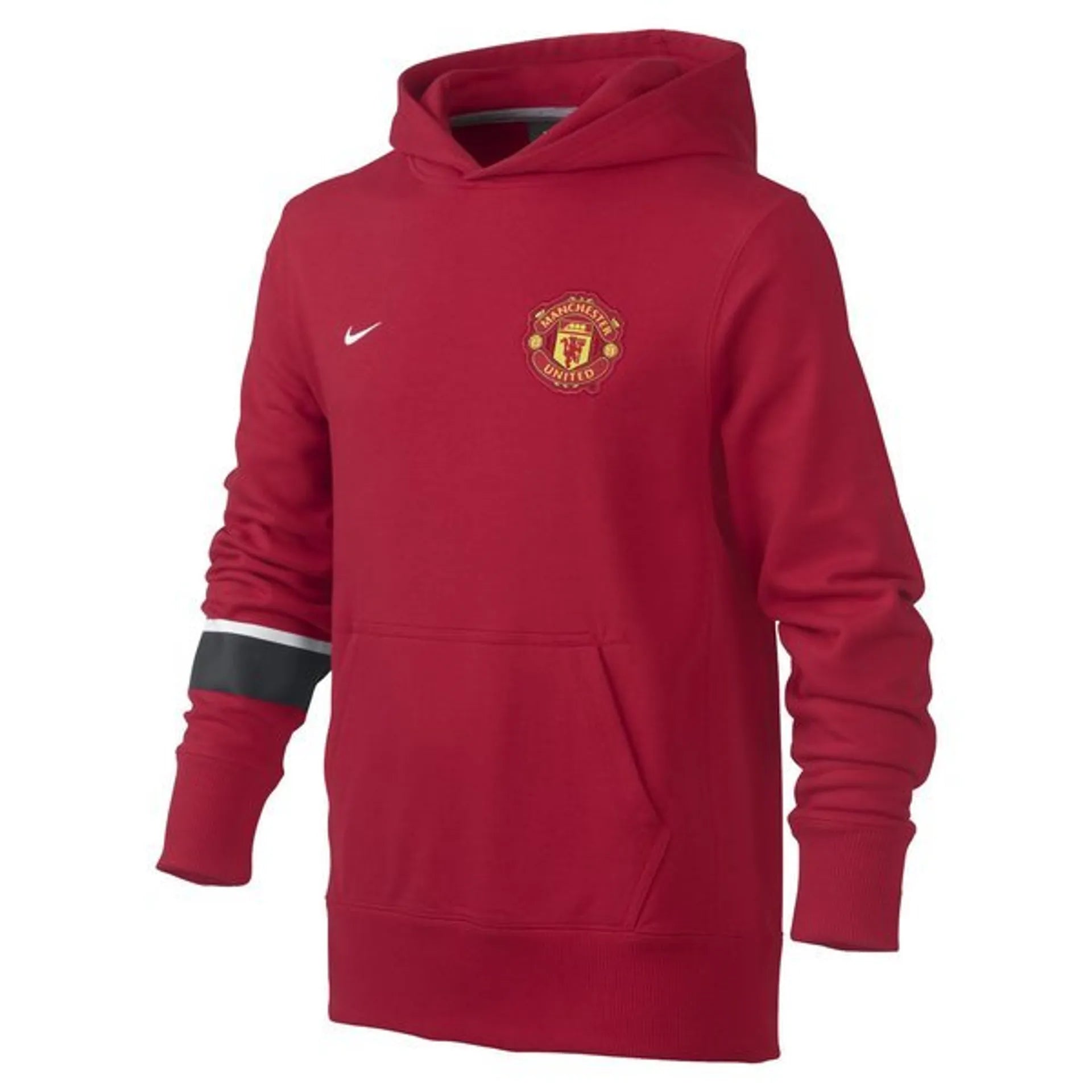 Nike Manchester United Boys Core Hoody Red White
