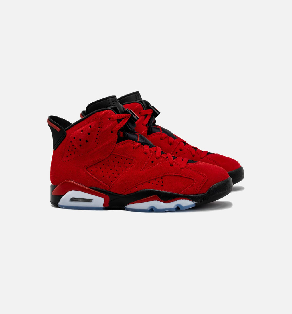 Air Jordan 6 Retro Toro Bravo Mens Lifestyle Shoe Red Black