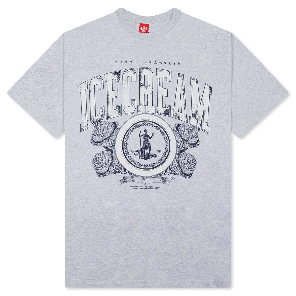 Decadence S S Tee Heather Gray