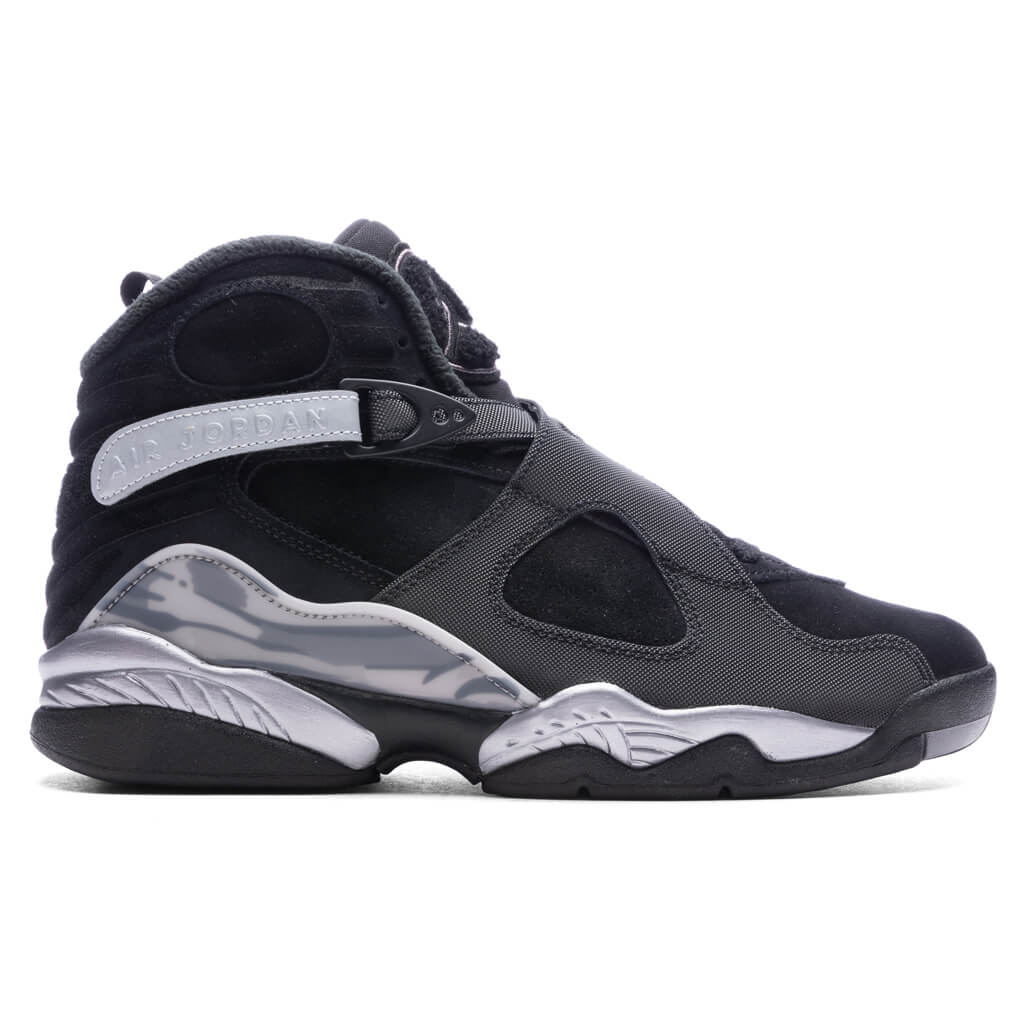 Air Jordan 8 Retro Winterized Black Gunsmoke Metallic Silver