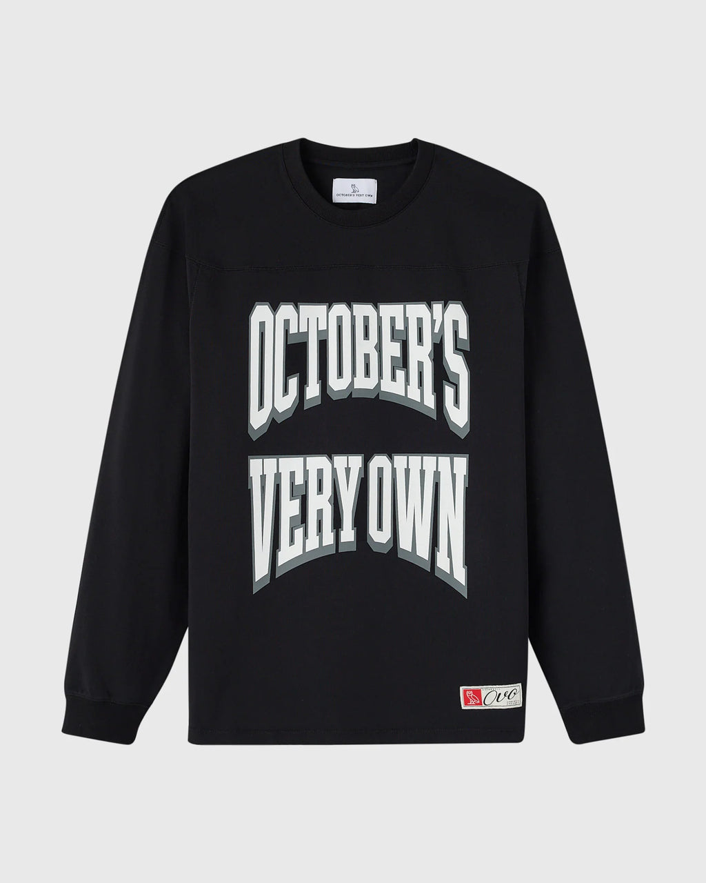 Heritage Long Sleeve Football Tee Black