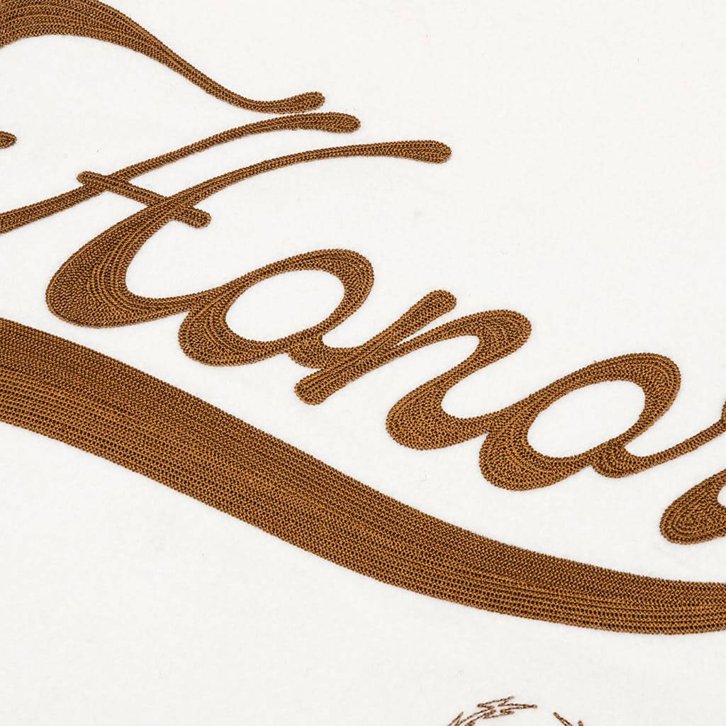 Holiday Honor the Gift Letterman Jacket Bone