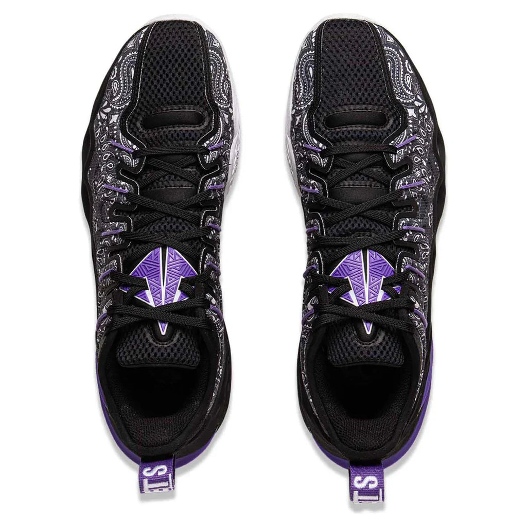 Tênis Li Ning Jimmy Buckets Black Purple