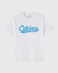 Sports Script Tee White