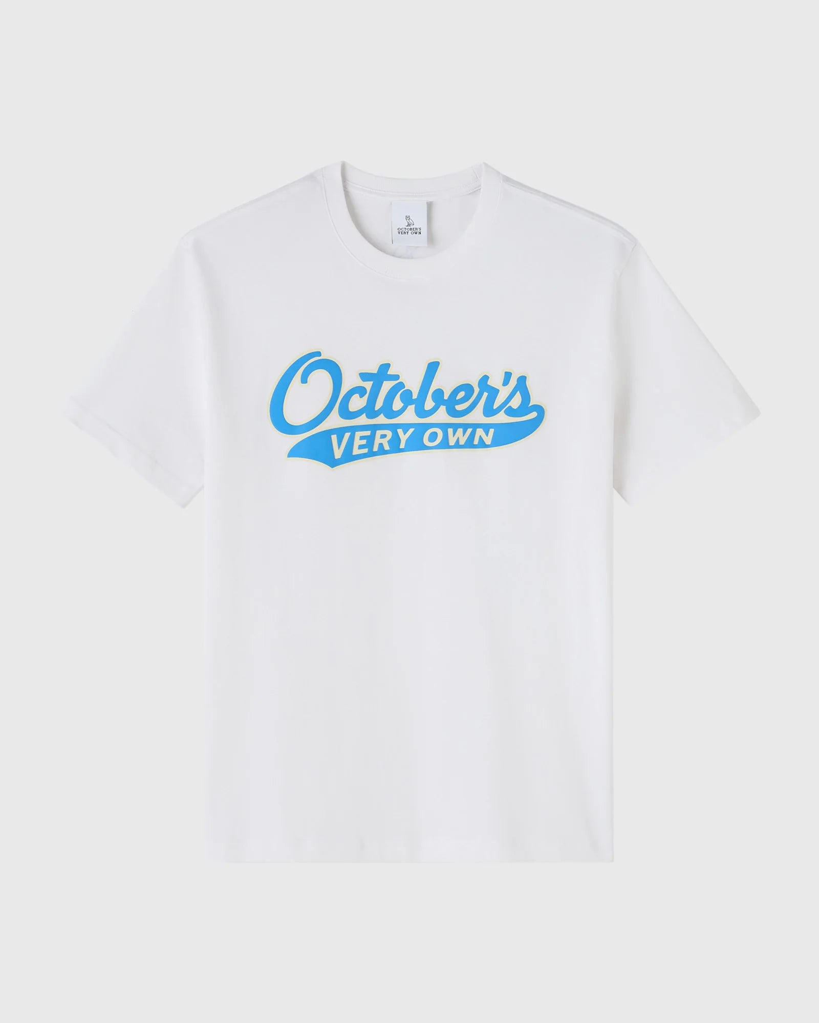 Sports Script Tee White