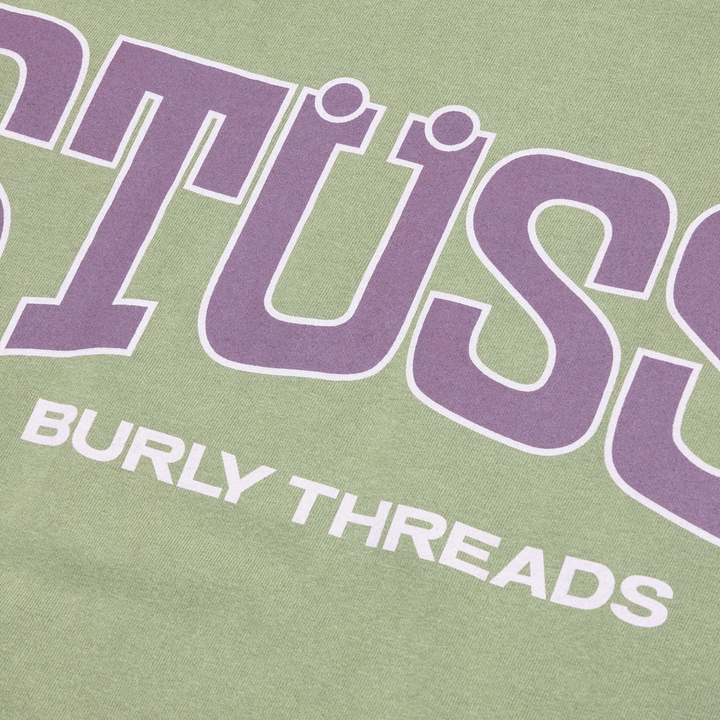 Burly Threads Pig Dyed Tee Olive
