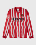 Stripe Soccer Jersey Red