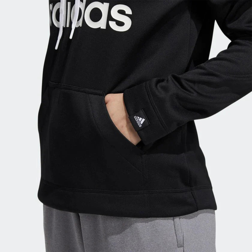 adidas Womens Game GO Big Logo Hoodie Black