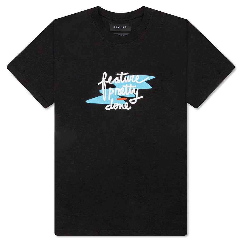 Feature x Pretty Done Splash Tee Black