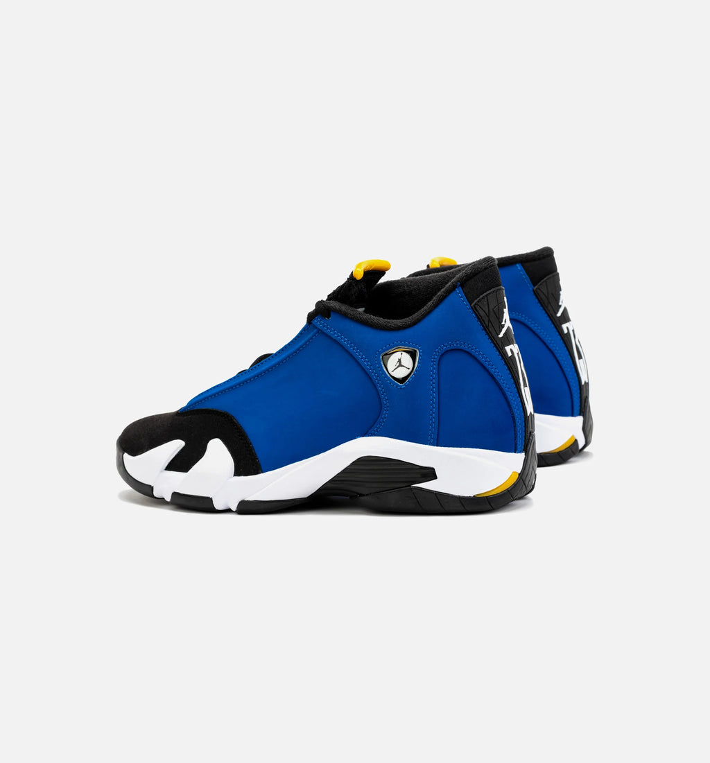 Air Jordan 14 Retro Laney Mens Lifestyle Shoe Blue Black Free Shipping