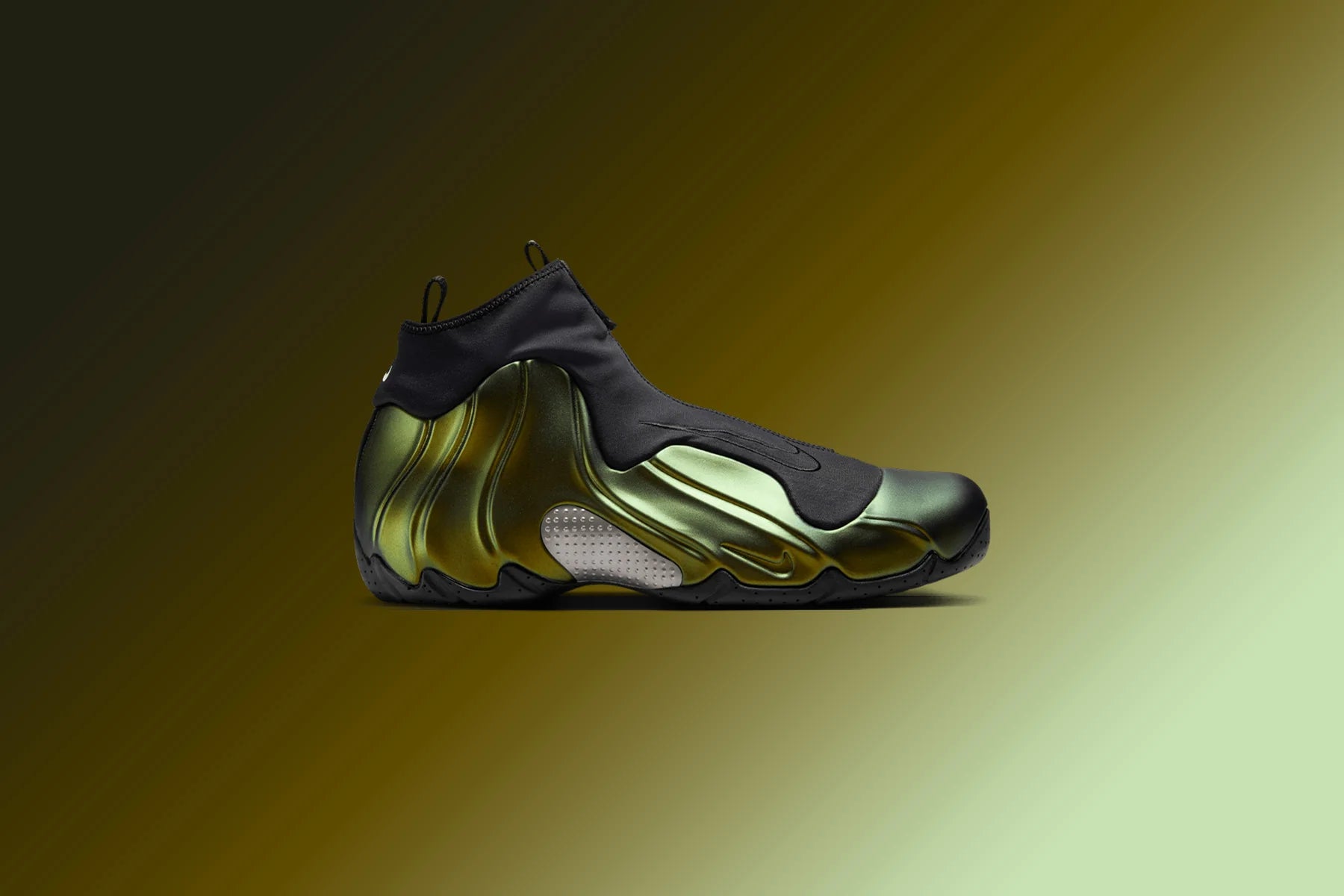 Air Flightposite QS Metallic Gold Black Metallic Silver