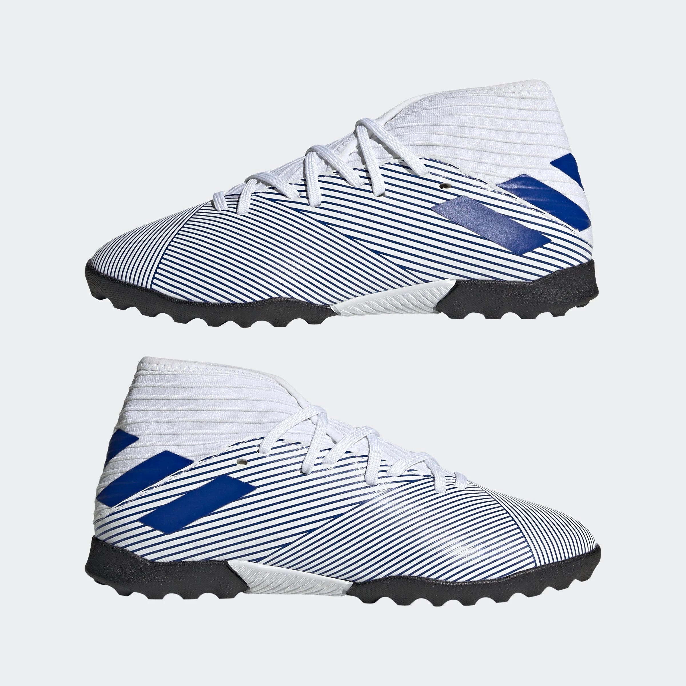 adidas Nemeziz 193 TF Turf Youth Soccer Cleats White Royal