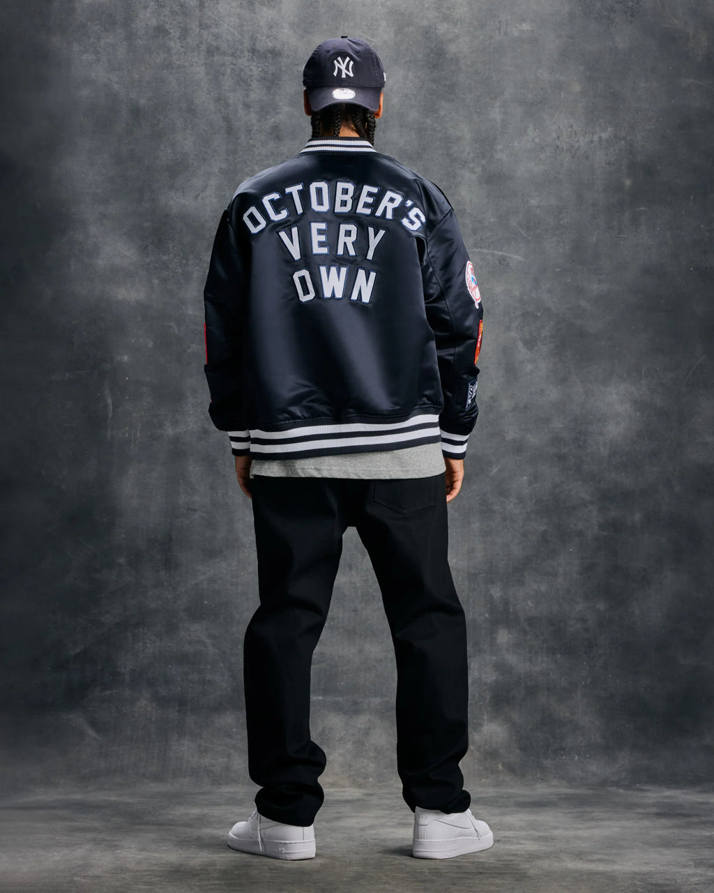 New Era MLB New York Yankees Varsity Jacket Navy