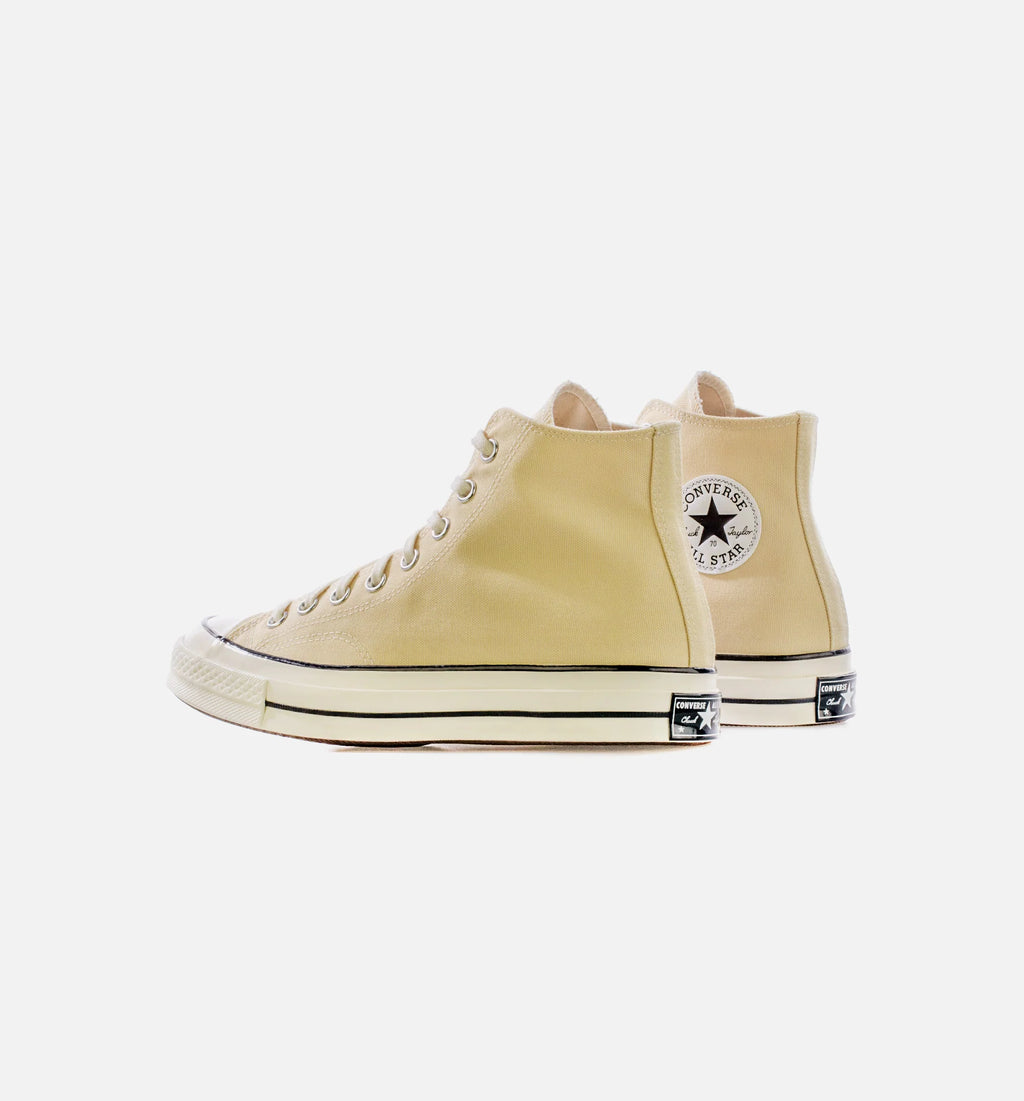 Chuck 70 No Waste Canvas High Top Lemon Drop Mens Lifestyle Shoe Lemon White