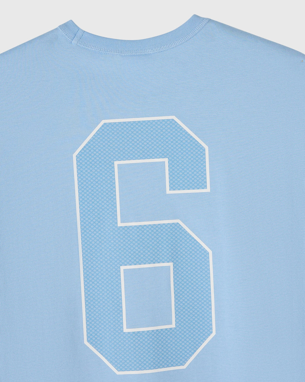 Runner Mesh Print Muscle Tee Light Blue
