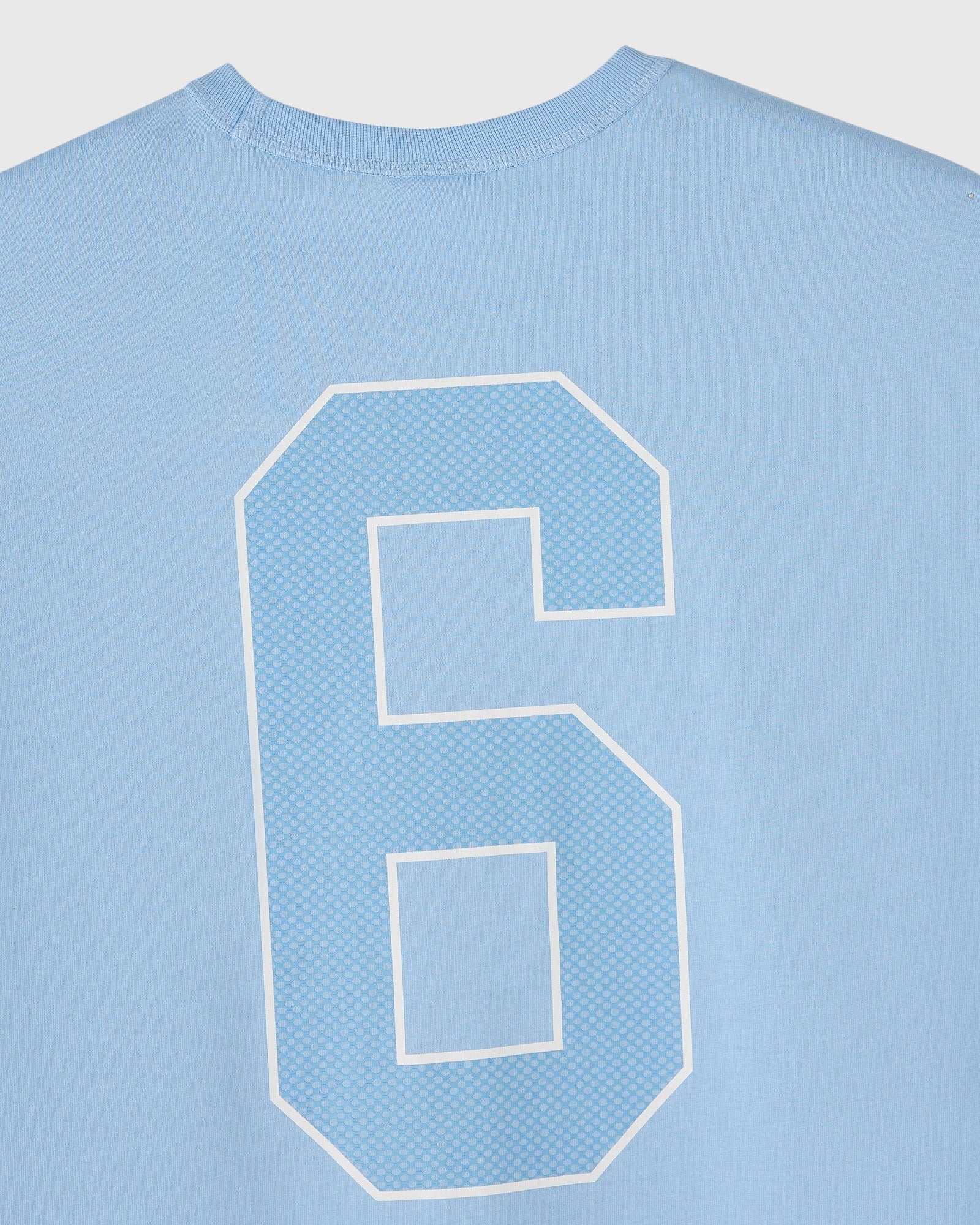 Runner Mesh Print Muscle Tee Light Blue