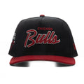 9FIFTY A Frame Curved Hardwood Classics Script Snapback Chicago Bulls
