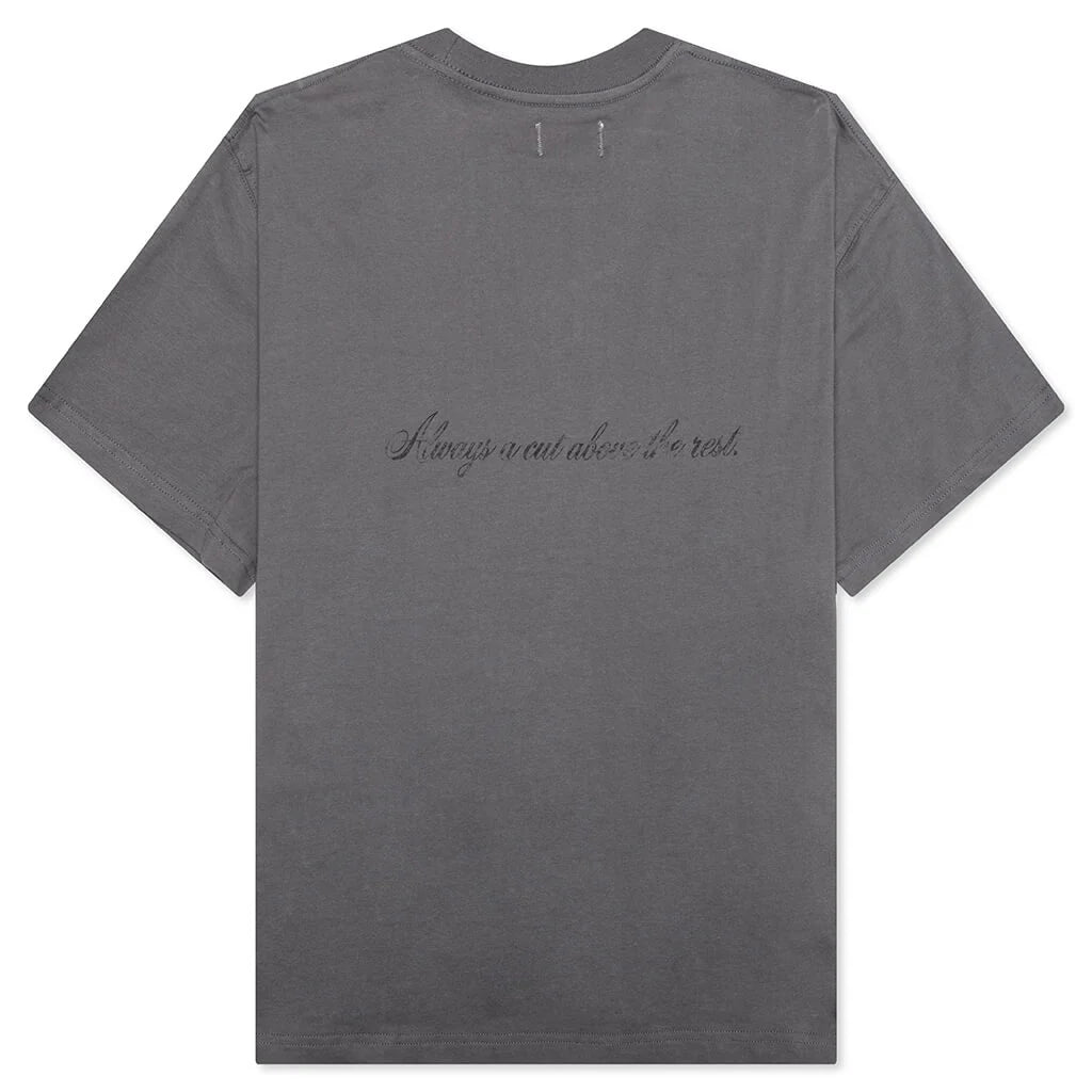 Panther Barbershop S S Tee Grey