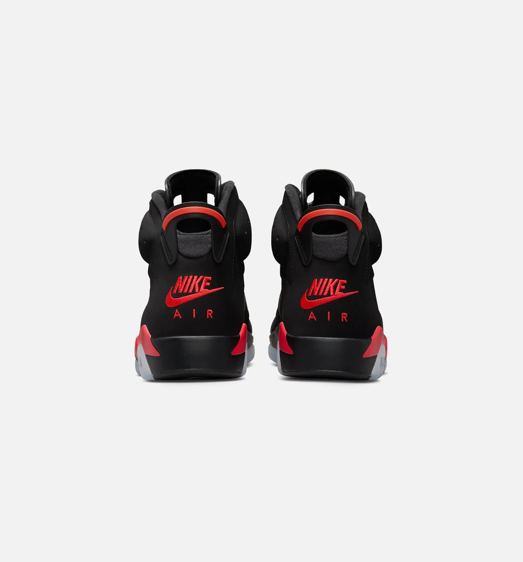 Air Jordan 6 Retro Infrared Salesman Mens Lifestyle Shoe Black Light Crimson