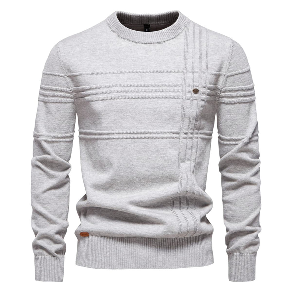 Mens Crew Neck Knit Sweater