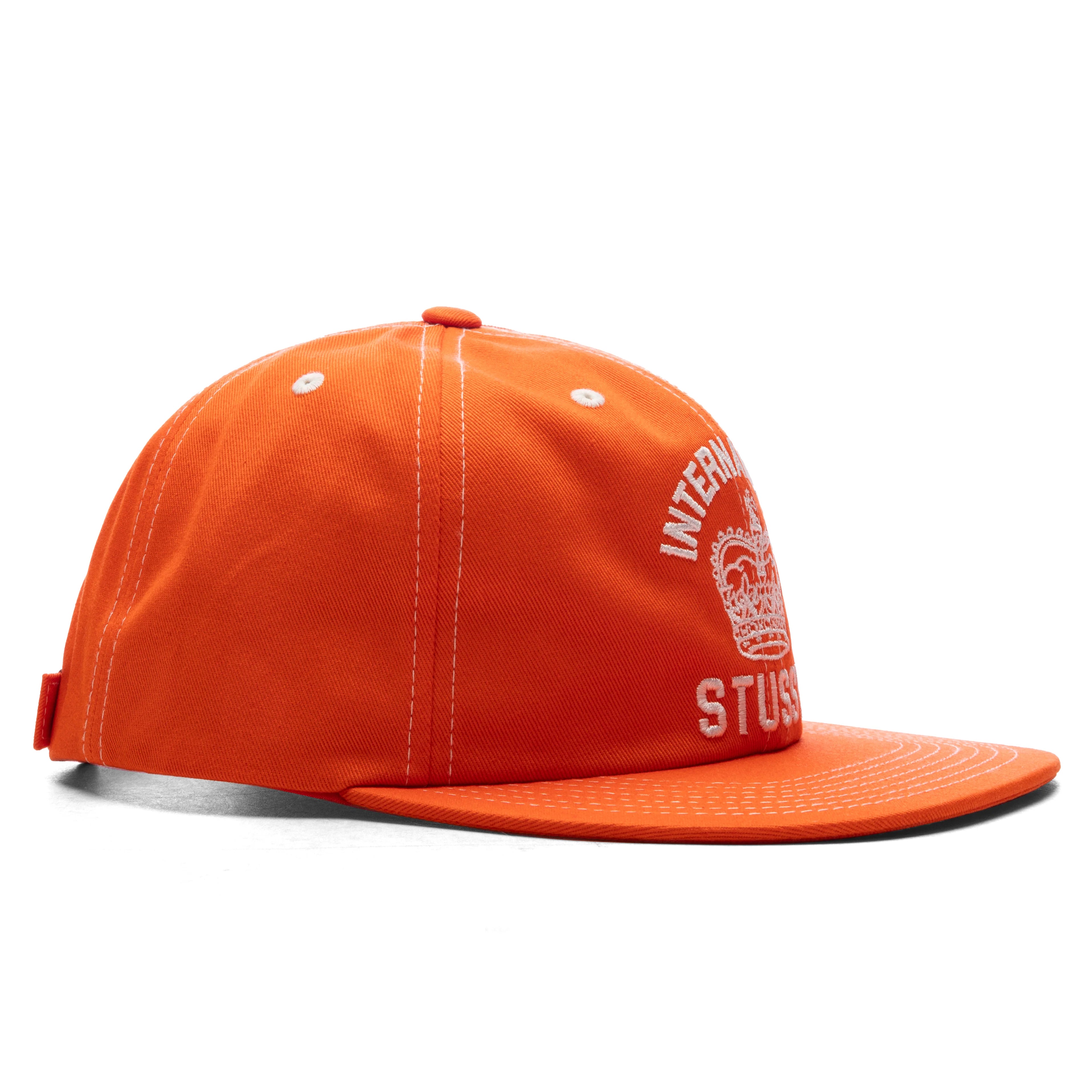 Mid International Crown Strapback Cap Coral