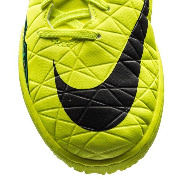 Nike JR HyperVenom Phelon II IC Indoor Shoes Volt Black Hyper Turquoise