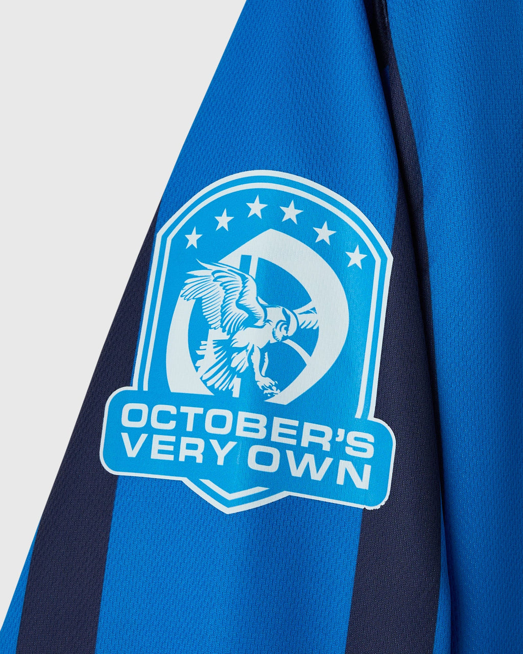 Stripe Soccer Jersey Vibrant Blue
