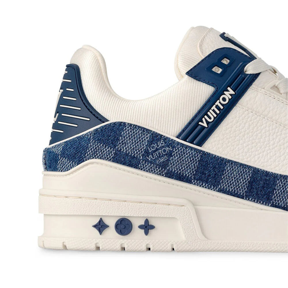 Louis Vuitton LV Trainer Sneaker Damier Denim Blue