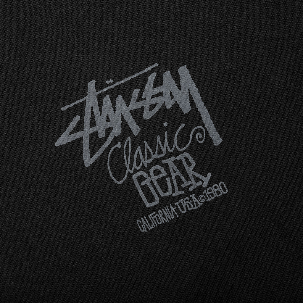 Classic Gear Pigmented Dyed Tee Black
