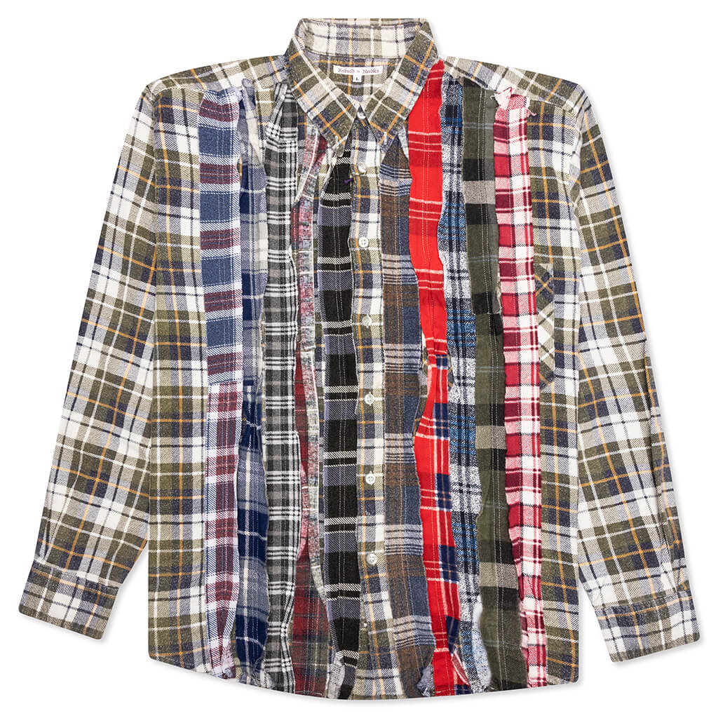 Ribbon Flannel Shirt Assorted